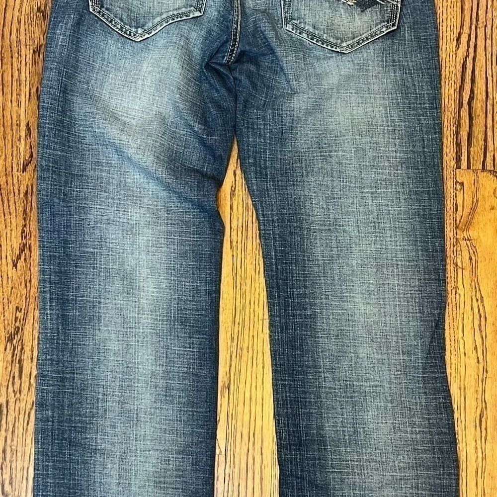 Mavi Zach Jeans Men’s Size 34 x 34 Low Rise Easy Straight Leg Denim Medium Wash - Picture 10 of 12